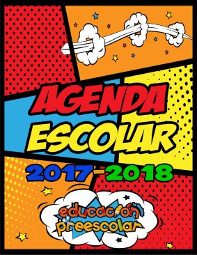 portada agenda escolar